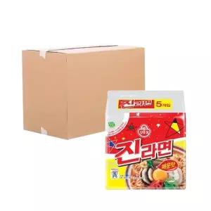 [오뚜기][박스] 오뚜기 진라면 매운맛 120g 40입