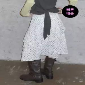 [모어렌][모어렌] [MADE] 유어스 도트 캉캉 스커트