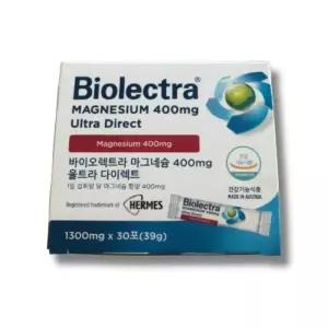 [기타] 바이오렉트라 마그네슘 400mg 울트라 다이렉트 30포 1박스