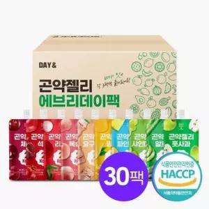 곤약젤리 에브리데이팩 10종 2kcal  30개 포만감  젤리      RAM