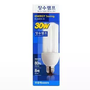 장수램프 EM35VQ71 3파장 삼파장전구30w EFTR 주광색