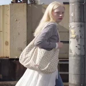 마스마룰즈 Drop eco shoulder bag_Dot ivory 여성에코백 에코백선물 5017245732 5935411