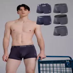 폰드언더웨어 푸마 남성 블랙 에디션 드로즈 5종세트 518311
