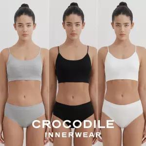 [크로커다일 언더웨어][크로커다일] 에센셜 이지핏 심리스 브라렛팬티 6종세트 CDW6M394041_T