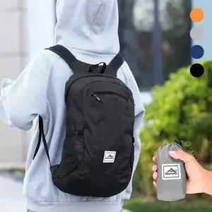 [하프클럽/]접이식가방 포켓백팩 등산백팩 블랙 등산가방 등산 폴딩 소형