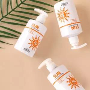 선크림 커플펌프형 UV썬블럭 백탁현상없슴 선케어 선블럭 썬크림 250ml