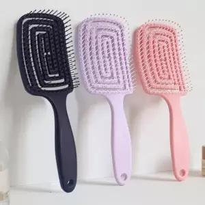 /블카마켓 볼륨 스타일링용 회오리 헤어 빗 브러쉬 마사지