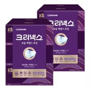 sh) 크리넥스 보습에센스 로션 3겹 미용티슈 150매x3입x2팩