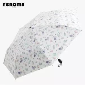 [백화점 정품] 플라워 자외선 차광 99 암막 방풍 3단 완자동 양우산 (우산 겸 양산) RSA55-2502