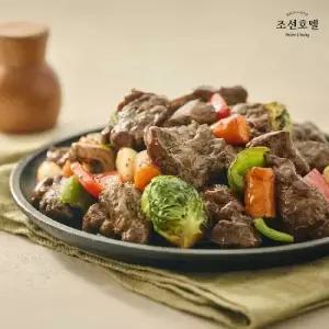 [조선호텔] 한입 안심 찹 스테이크 430g x 4팩 (약 8인분)