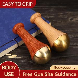 Guasha 얼굴 얼굴 마사지 도구 Kansa Wand 의료X