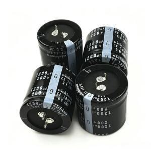 2개의 새 제품 200V 1200uF 커패시터 수입 니치콘 22X50 30X30