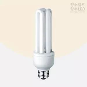 [하프클럽/셀럽하우스]장수램프 삼파장 EL 형광다마 30W 주광색 E26 전구