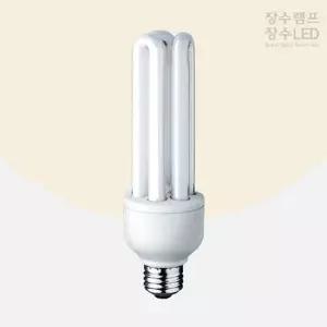 [하프클럽/셀럽하우스]장수램프 삼파장 EL 형광다마 30W 전구색 E26 전구
