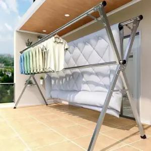 [타라픽] 올스텐 이동식 접이식 이불 빨래건조대 X형 대형