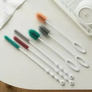 국산 실리콘 텀블러 젖병솔 물병 세척솔 솔 다용도 브러쉬 식기 물병솔 주방