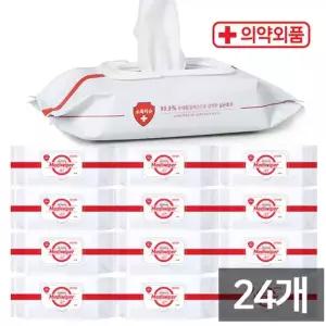 (의약외품) 메디와이퍼 손소독티슈 80매 24개