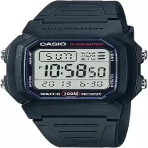 Casio W800H 스탠다드 디지털 남성용 손목시계 블랙 모델