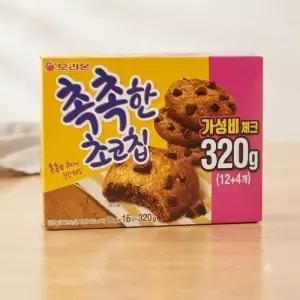 오리온 촉촉한 초코칩 16개입 (3박스)
