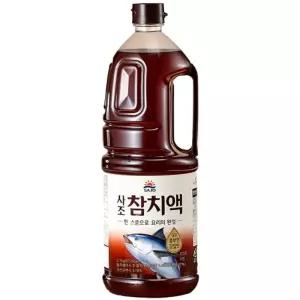 사조 샛참치액 액젓 2.1kg 업소용 요리육수 감칠맛 조미샛액 참치 조미 조미료 국물 용조미료 대용량 한식