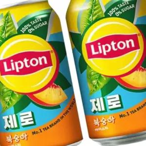 립톤 아이스티 제로슈가 복숭아 355ml x 24캔