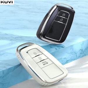 패션 TPU 자동차 키케이스 전체 커버 셸 도요타 프리우스 캠리 Corolla CHR RAV4 랜드 크루저 Prado 체인