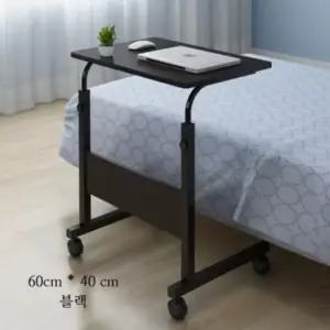 이동식 사이드테이블 침대 베드테이블 접이식 쇼파탁자 일반형/태블릿형 소형 60X40CM