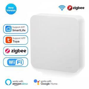 Tuya Zigbee 3.0 게이트웨이 허브 스마트 홈 무선 브리지 라이프 앱 원격 제어 자동화 장치는 Alexa Google