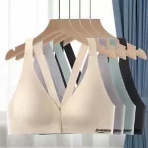 앞후크 브라 노와이어 수유 볼륨업 편안한 스판