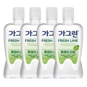 [제이큐]가그린 라임 380ml x 4개