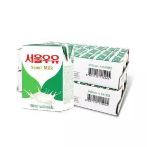 서울우유 멸균우유 200ml 24입+24입 (2박스)