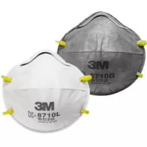 3M-안면부 여과식 방진마스크/8710L/흰색/(통(20EA))