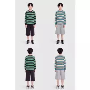[갤러리아] 베네통키즈G  26F/W스트라이프티셔츠7부팬츠(2컬러)QATS06641/QASP02641
