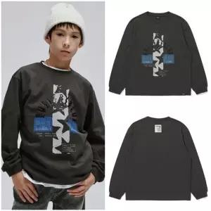 [갤러리아] [블루테일]AAG1TS03CG 시그널 그래픽 긴팔 티셔츠