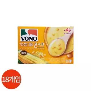 [NS홈쇼핑]보노 옥수수알 콘스프 21g x 18개[36126393]