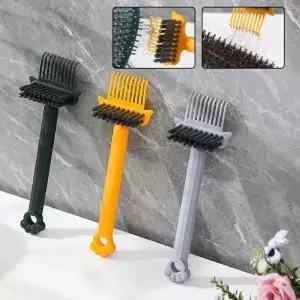 2in1 빗 청소 브러쉬 헤어 클리너 레이크 내장형 도구 미니 먼지 제거기 제거용 가정용 살롱용
