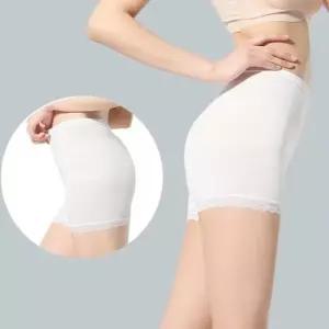 끝단 레이스 면스판 사계절 3부 여성 속바지 3부속바지 심리스3부속바지 스판속바지