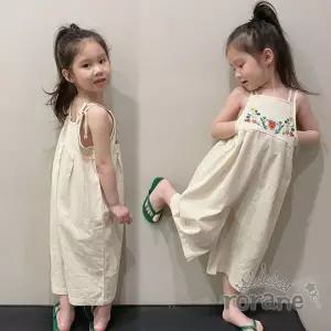 유아 아동 여아 으 점프슈트 여름바지 수트 원피스