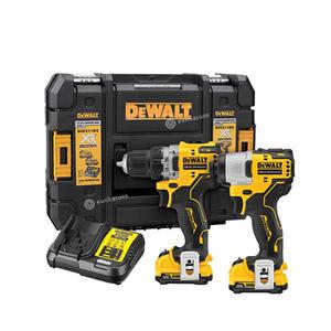 디월트 12V MAX 충전 콤보세트 DCK2110D2T (2.0Ah) 임팩드라이버+드릴드라이버 (DCF801+DCD701) 전동드릴