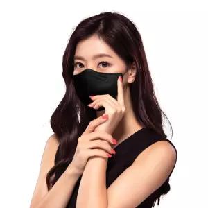 퓨올 순수 국산 KFAD 비말차단마스크 [숨편한 블랙 100매] 귀편한 새부리형 김서림완화