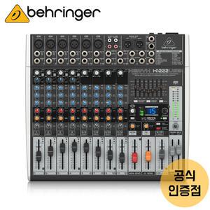 베링거 X1222USB 오디오 믹서 공연용 행사용 USB 아날로그 믹서 인터페이스