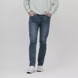 [하프클럽/잠뱅이]남성) 오비안밴드 절개포켓 오픈구제 솔트워싱 SG핏_AN1DSG210-MB