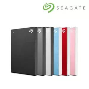 정품판매원 SEAGATE Backup Plus Slim One Touch HDD 1TB 외장하드 데이터복구+정품파우치 1테라