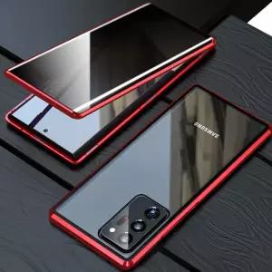 갤럭시 노트20 울트라 노트10 사생활보호 케이스 강화유리 메탈 마그네틱 휴대폰 풀커버