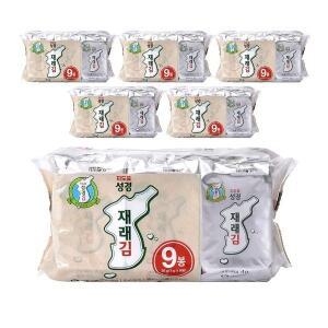 [성경김본사] 지도표성경김 재래 식탁김 4g 9봉 6세트(총54봉)
