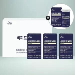 비피프로 100억 유산균 30캡슐 x 3개 + 30캡슐 더/ 신바이오틱스 (프로바이오틱스100억 + 프리바이오틱스 3종 부원료)