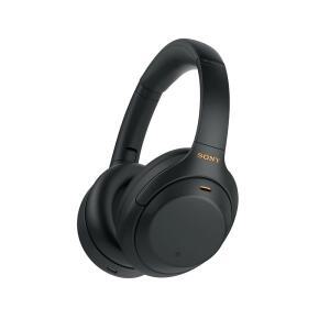 전화 통화 및 알렉사 음성 제어를 위한 마이크가 있는 소니 WH-1000XM4 무선 프리미엄 노이즈 캔슬링 오버헤드 헤드폰, 블랙 WH1000XM4