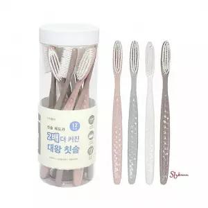 나무이야기 커브형 대왕 잇몸 12개입 양치도구 칫솔 치솔 어금니qrs576