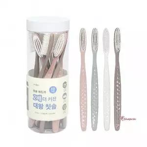 나무이야기 칫솔 대왕 잇몸 양치도구 12개입 커브형 치솔 어금니opq302