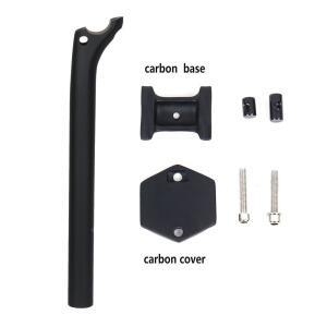 ELITAONE MTB 카본 시트 포스트 27.2/30.9/31.6mm 오프셋 20mm 로드 자전거 섬유 베이스 커버 포함)